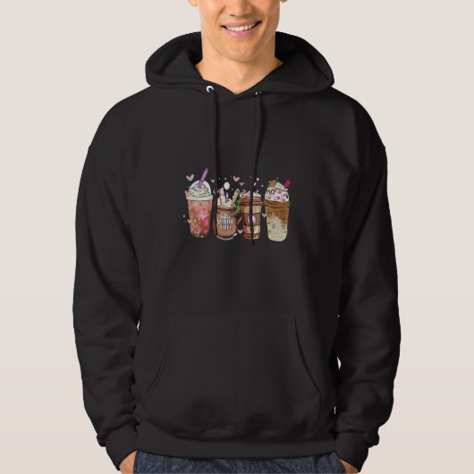 Zahnarztkaffee "Happy Valentines Day Dentist" Hoodie (Vorderseite)