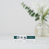 Zahnarztkarte Mini Visitenkarte (Stehend Vorderseite)