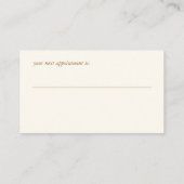 Zahnarztkarte Terminkarte (Rückseite)