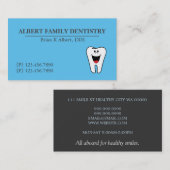 Zahnarztkarte Visitenkarte (Vorne/Hinten)