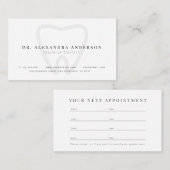 Zahnarztkarte Visitenkarte (Vorne/Hinten)