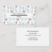 Zahnarztkarte Visitenkarte (Vorne/Hinten)