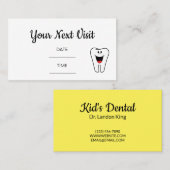 Zahnarztkarte Visitenkarte (Vorne/Hinten)