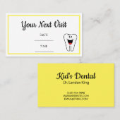 Zahnarztkarte Visitenkarte (Vorne/Hinten)
