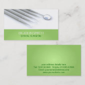 Zahnarztkarte Visitenkarte (Vorne/Hinten)