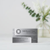 Zahnarztkarten/Visitenkarten für Zahnärzte Terminkarte (Stehend Vorderseite)