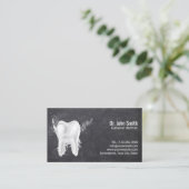 Zahnarztkhalkboard Zahnarzt Ernennung Terminkarte (Stehend Vorderseite)