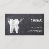 Zahnarztkhalkboard Zahnarzt Ernennung Terminkarte (Vorderseite)