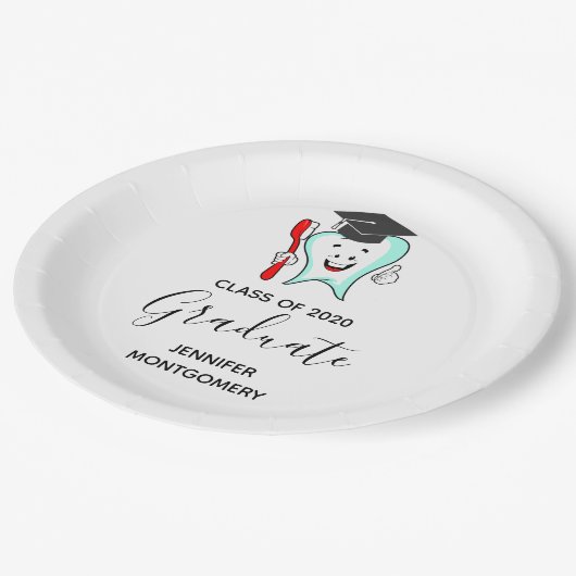 Zahnarztklassehotel Pappteller (Schrägansicht)