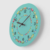 Zahnarztklemme Große Wanduhr (Winkel)