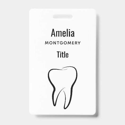 Zahnarztklinik Ausweis (Vorderseite)