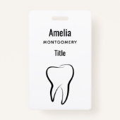 Zahnarztklinik Ausweis (Rückseite)