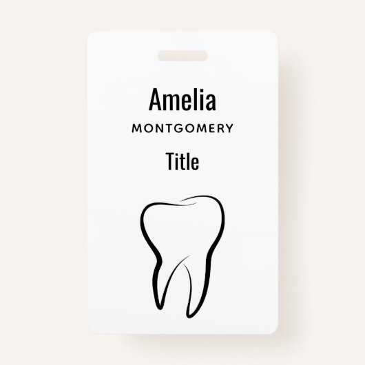 Zahnarztklinik Ausweis (Rückseite)