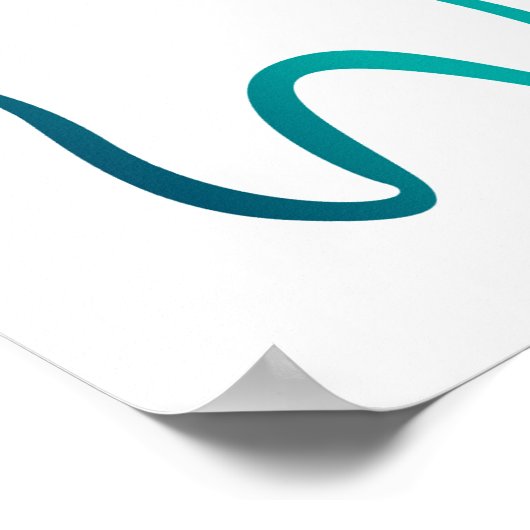 Zahnarztklinik für Zahnräder Poster (Ecke)