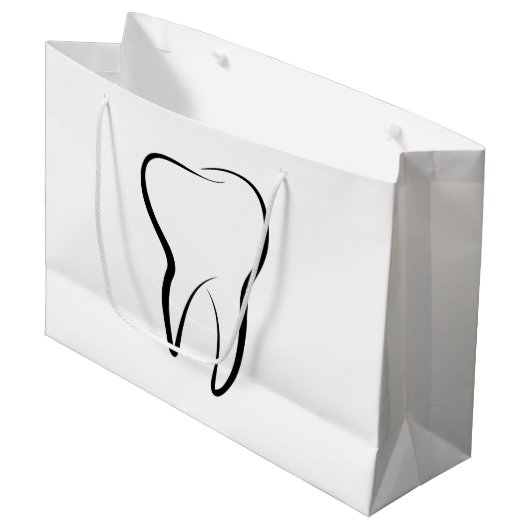 Zahnarztklinik Große Geschenktüte (Vorderseite Schrägansicht)