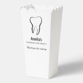 Zahnarztklinik Medizinischer Abschluss Geschenkschachtel (Rückseite)