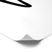 Zahnarztklinik Mundhygiene Poster (Ecke)