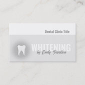 Zahnarztklinik Teeth Whitening Visitenkarte (Vorderseite)