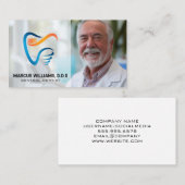 Zahnarztlächeln | Creative Dental Logo Visitenkarte (Vorne/Hinten)