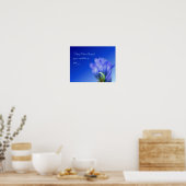 Zahnarztlehre Blume Lebenseinstellung Inspiration  Poster (Küche)