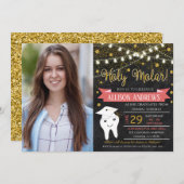  Zahnärztliche Abschluss Einladung (Vorne/Hinten)