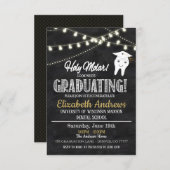 Zahnärztliche Abschluss Einladung (Vorne/Hinten)