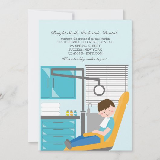 Zahnärztliche Ankündigung (Vorderseite)