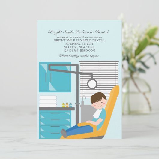 Zahnärztliche Ankündigung (Stehend Vorderseite)