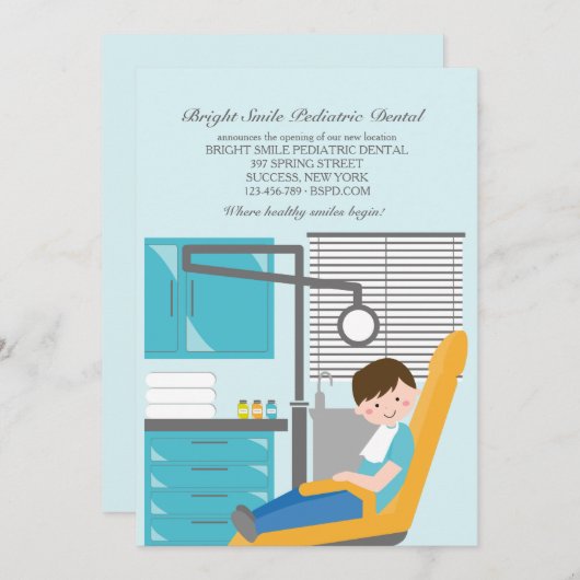 Zahnärztliche Ankündigung (Vorne/Hinten)