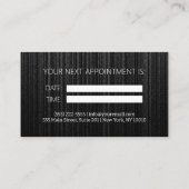 Zahnärztliche Berufliche Zahnarzternennung Visitenkarte (Rückseite)