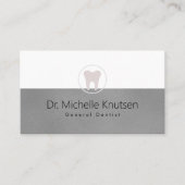 Zahnärztliche Berufliche Zahnarzternennung Visitenkarte (Vorderseite)