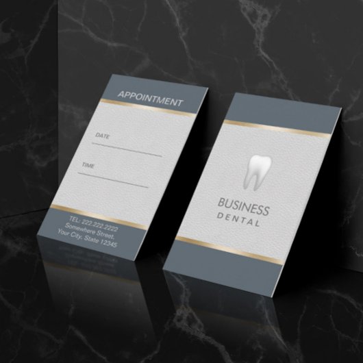 Zahnärztliche Berufliche Zahnarztpflege Terminkarte