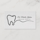 Zahnärztliche Berufliche Zahnarztpraxis Visitenkarte (Vorderseite)