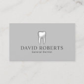 Zahnärztliche Betreuung für Minimalistisches Zahnb Visitenkarte (Vorderseite)