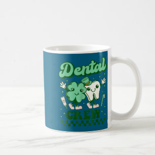 Zahnärztliche Crew lustiger Zahn Zahnarzt St. Patr Kaffeetasse