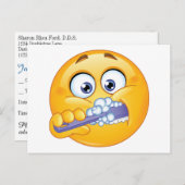 Zahnärztliche Erinnerung Postkarte - SRF (Vorne/Hinten)