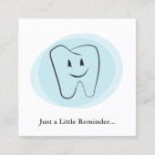 Zahnärztliche Erinnerung Terminkarte (Vorderseite)