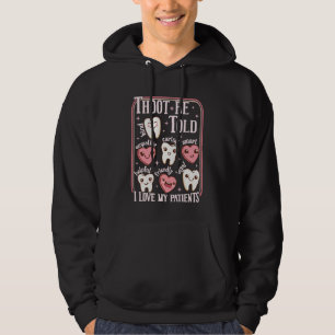 Zahnärztliche Hygienikerin Valentinstag Zahnarzt-T Hoodie