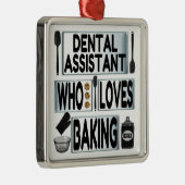 Zahnärztliche Lieben Backen Ornament Aus Metall (Rechts)