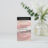 Zahnärztliche Personalausweise Terminkarte (Stehend Vorderseite)