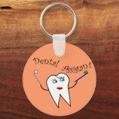 Zahnärztliche T - Shirt und Geschenke Schlüsselanhänger (Vorderseite)