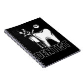 Zahnärztliche Vater Zahnzahnärzte Notizblock (Rechte Seite)