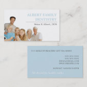 Zahnärztliche Zahnarztärztin Lächelgeschäft Visitenkarte (Vorne/Hinten)