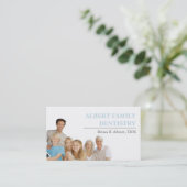 Zahnärztliche Zahnarztärztin Lächelgeschäft Visitenkarte (Stehend Vorderseite)