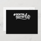 Zahnärztliche Zahnarztärztin Postkarte (Vorne/Hinten)