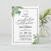 Zahnärztlicher Abschluss Botanischer Zahnarzt Einladung (Stehend Vorderseite)