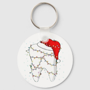 Zahnärztliches Weihnachts-Dunny Zahnarzt Feiertag Schlüsselanhänger