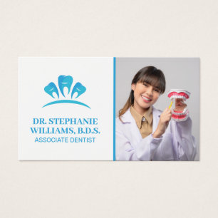 Zahnarztlogo Lächelender Zahnarzt