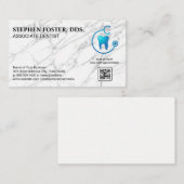 Zahnarztlogo | Zahnmedizin | QR-Code Visitenkarte (Vorne/Hinten)