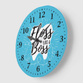 Zahnarztmauer Große Wanduhr (Winkel)